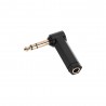 Adam Hall K4AJF3JM3A - Adapter 6,3 mm TRS jack do jack kątowego 6,3 mm TRS - 2