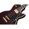 Epiphone Jerry Cantrell "Wino" Les Paul Custom Dark Wine Red - Gitara elektryczna + Futerał - 6