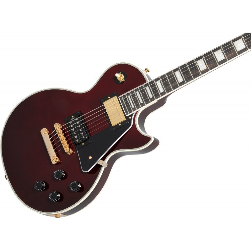 Epiphone Jerry Cantrell "Wino" Les Paul Custom Dark Wine Red - Gitara elektryczna + Futerał - 5