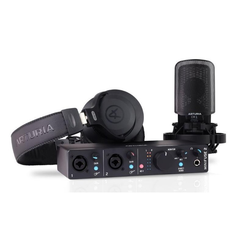 ARTURIA MiniFuse Recording Pack Black - zestaw studyjny - 1