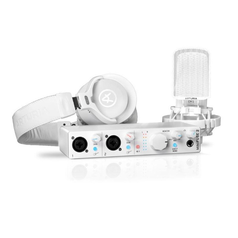 ARTURIA MiniFuse Recording Pack White - zestaw studyjny - 1