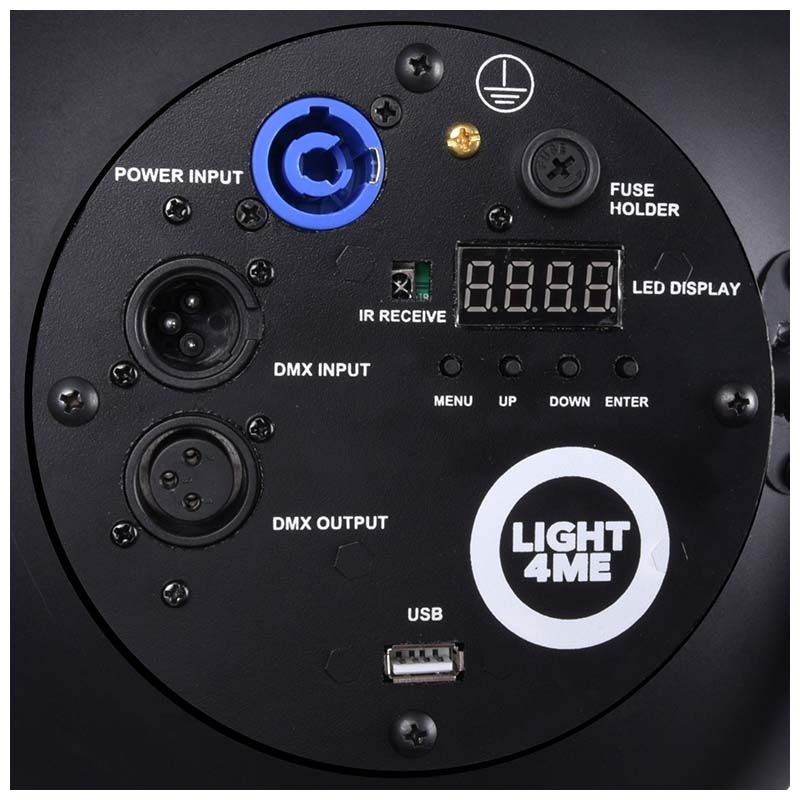 LIGHT4ME RETRO 500 RGBA IR reflektor sceniczny dekoracja światłem pilot - 7