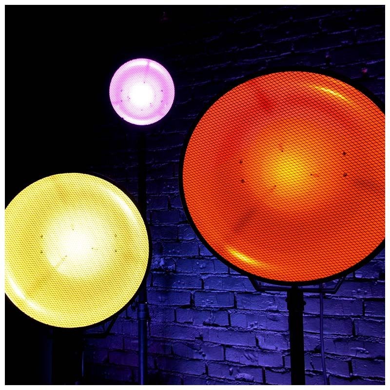 LIGHT4ME RETRO 500 RGBA IR reflektor sceniczny dekoracja światłem pilot - 10