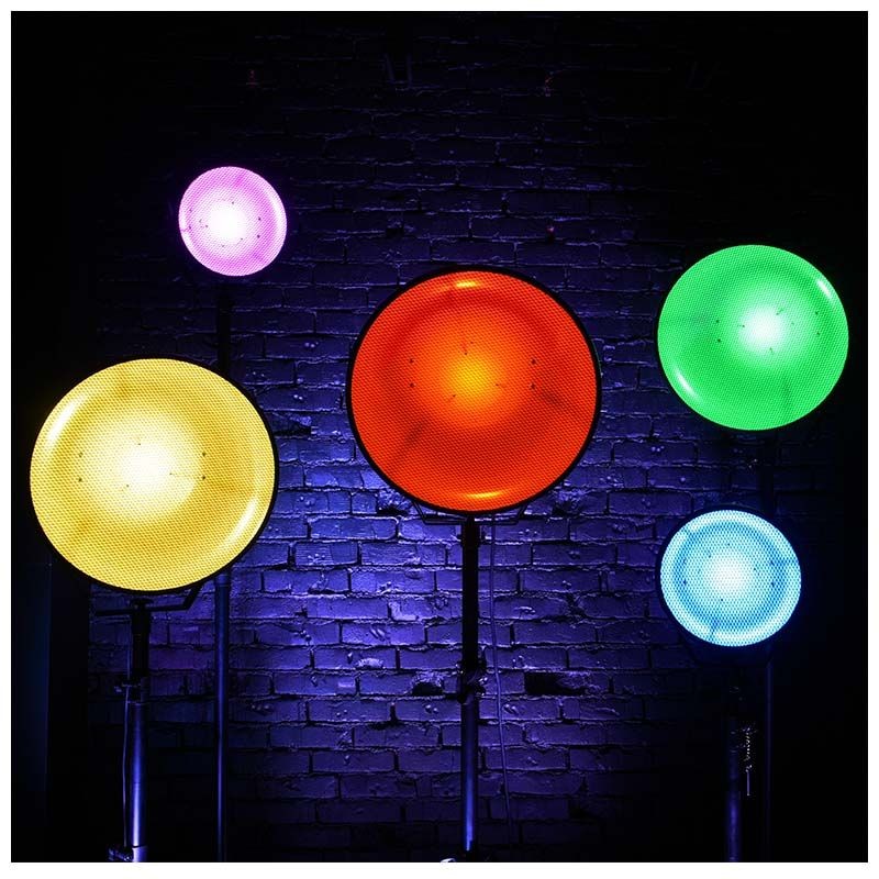 LIGHT4ME RETRO 500 RGBA IR reflektor sceniczny dekoracja światłem pilot - 11