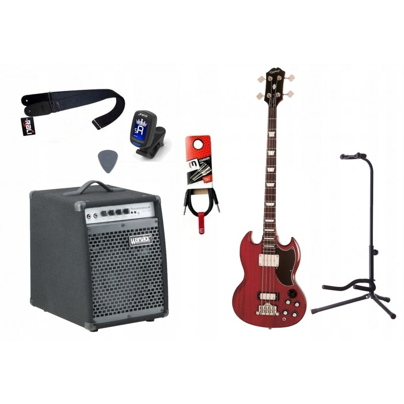 Gitara basowa + wzmacniacz 20W zestaw 68 - 1