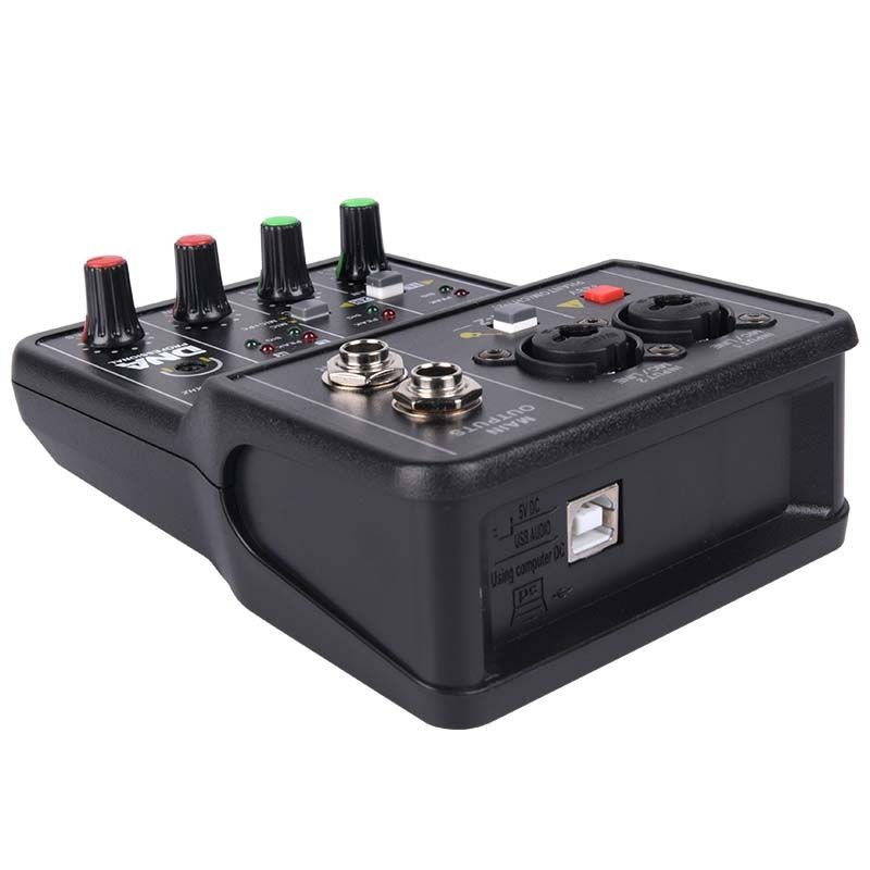 DNA MIX 2 mikser analogowy 2-kanałowy Hi-Z interfejs audio USB - 4