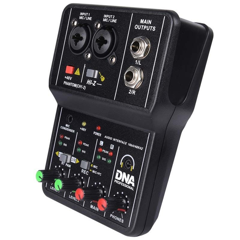 DNA MIX 2 mikser analogowy 2-kanałowy Hi-Z interfejs audio USB - 5