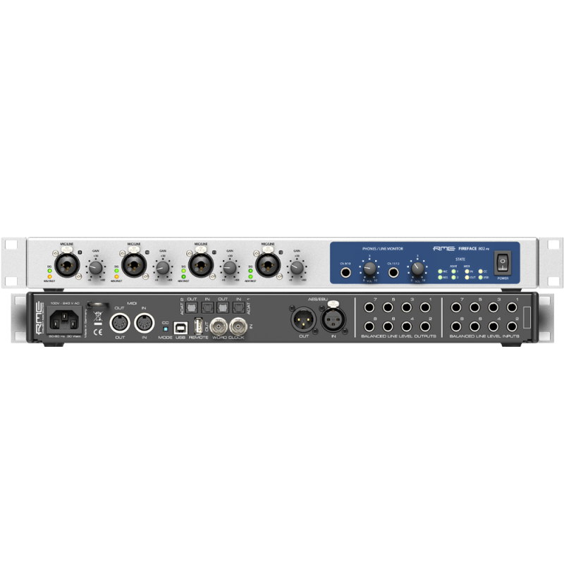RME Fireface 802 FS – Interfejs Audio USB - 1