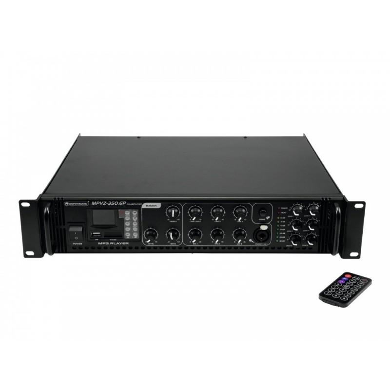 OMNITRONIC MPVZ-350.6P PA Mixing Amp - Wzmacniacz