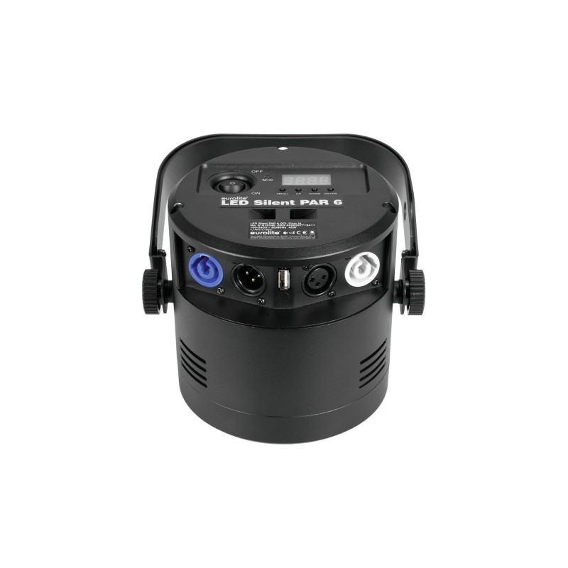 EUROLITE LED Silent Par 6 QCL floor - reflektor LED czarny - 4