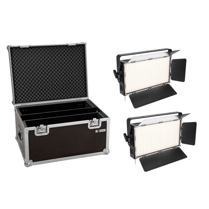 EUROLITE zestaw oświetleniowy 2x LED PLL-360 6000K Panel + skrzynia - 1