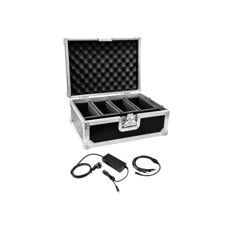 EUROLITE Flightcase dedykowany na 4x AKKU Flat Light 1 + ładowarka - 1