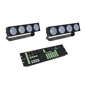 EUROLITE zestaw oświetleniowy 2x LED CBB-4 + DMX LED Color Chief Controller - 1