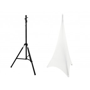 EUROLITE statyw oświetleniowy STV-40S-WOT Steel Stand + Tripod Cover white - 1
