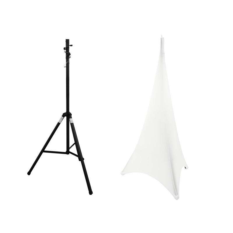 EUROLITE statyw oświetleniowy STV-40S-WOT Steel Stand + Tripod Cover white - 1