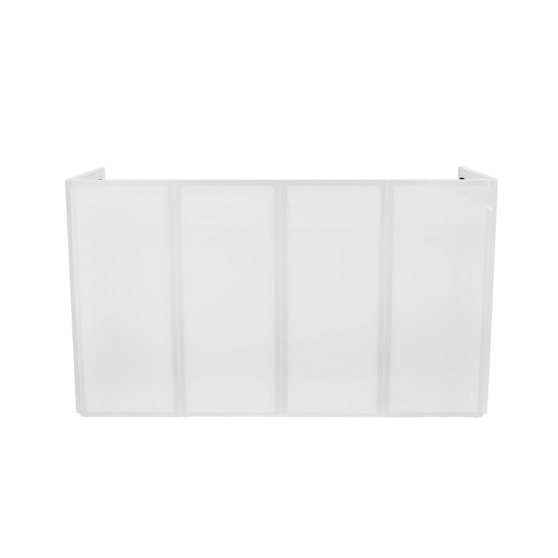 OMNITRONIC osłona na mobilny statyw DJ-ski biała - 2