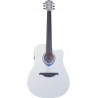Lag GLH THV PLEXI-WHT Smart Guitar Tramontane Hyvibe Special Edition - Gitara elektroakustyczna - 1