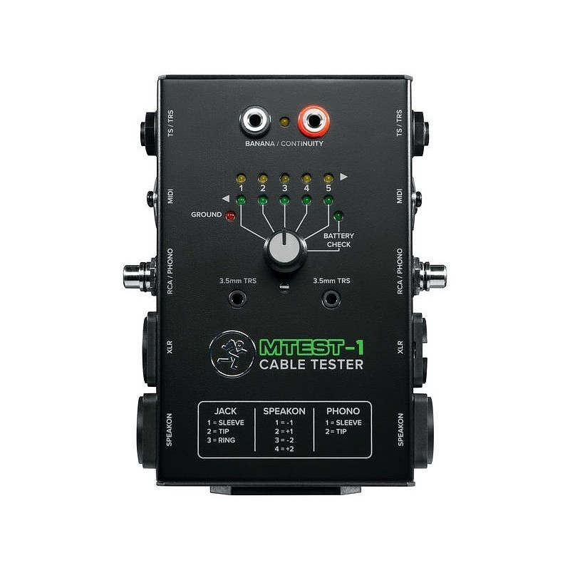 Mackie M TEST 1 - Tester Kabli