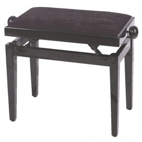GEWA F900560 Ława do pianina FX Czarna wysoki połysk - 1