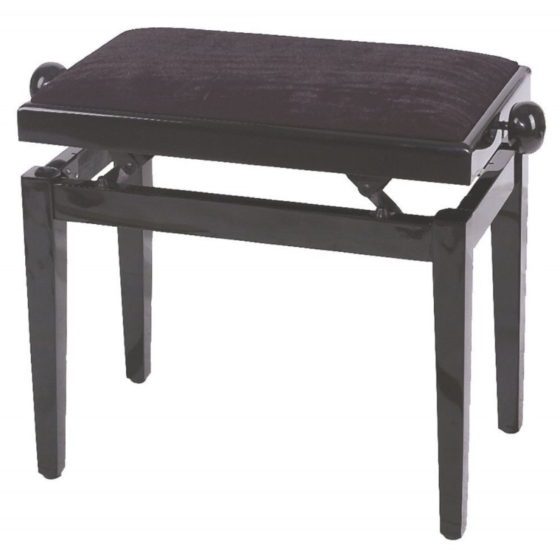 GEWA F900560 Ława do pianina FX Czarna wysoki połysk - 1
