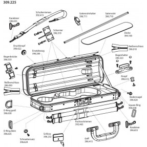 GEWA 396711 Futerał skrzypcowy Liuteria Concerto - 1