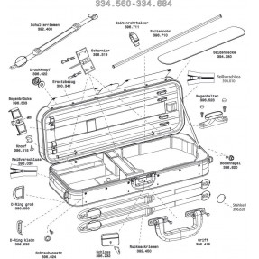 GEWA 390341 Futerał altówkowy Strato Super Light Weight - 1