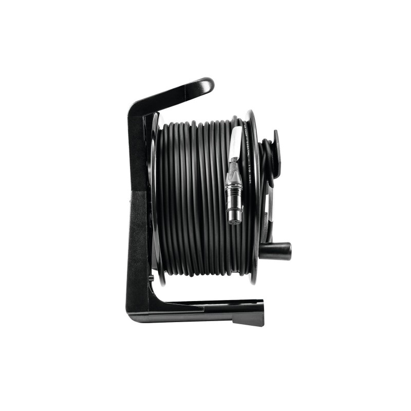 PSSO zwijacz kabla z kablem DMX XLR 50m Neutrik 2x0.22 - 3