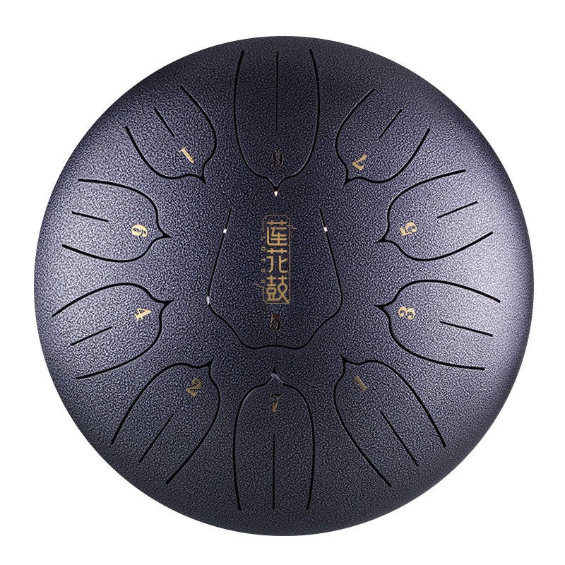 Hluru Huashu THL11-10-Meteorite Lotus tongue drum 10" 11 ton - 1