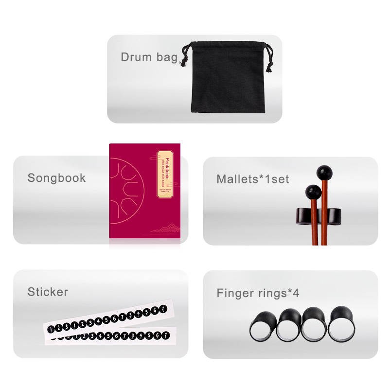 Hluru Huashu THL11-10-Meteorite Lotus tongue drum 10" 11 ton - 2