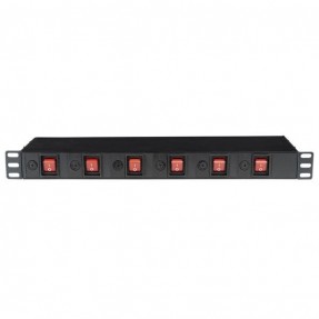 SHOWTEC 19'' 1U SOCKETSTRIP - Listwa Zasilająca Rack