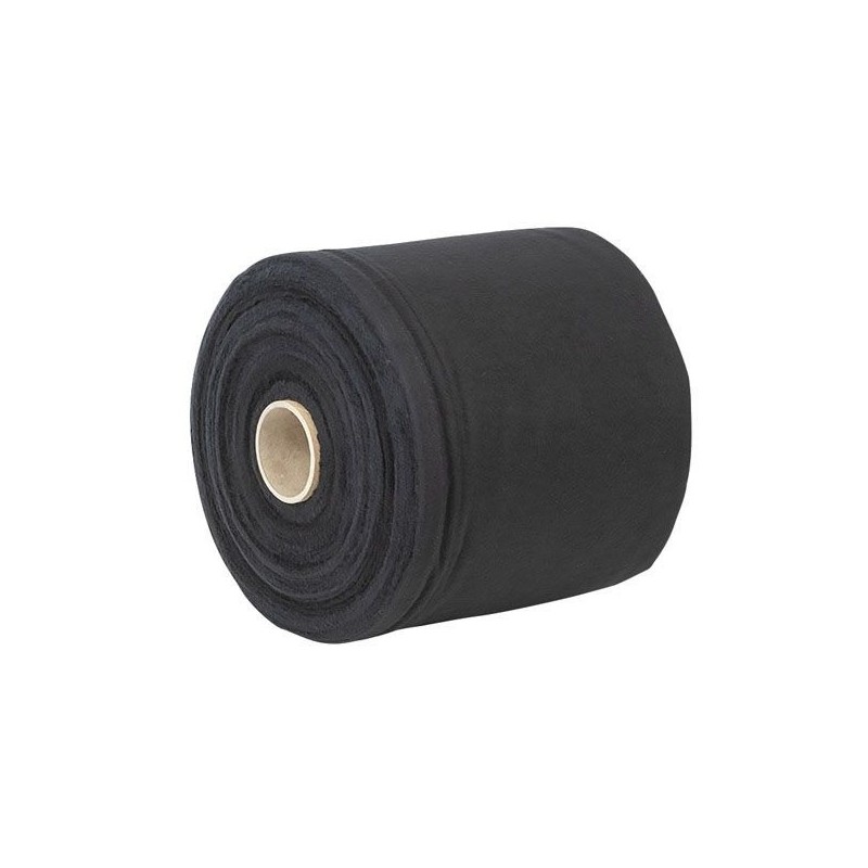 Wentex DEKO-MOLTON, BLACK, ROLL, 20CM - Horyzont