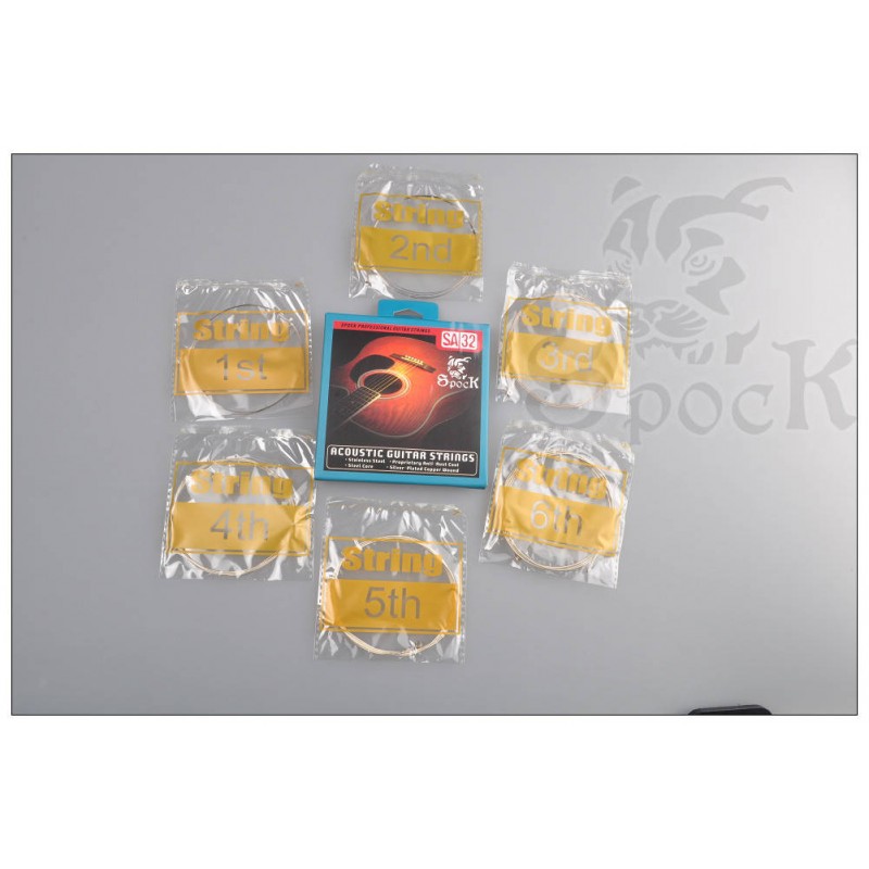 SPOCK SA32 - Struny do gitary akustycznej 10-47 - 9