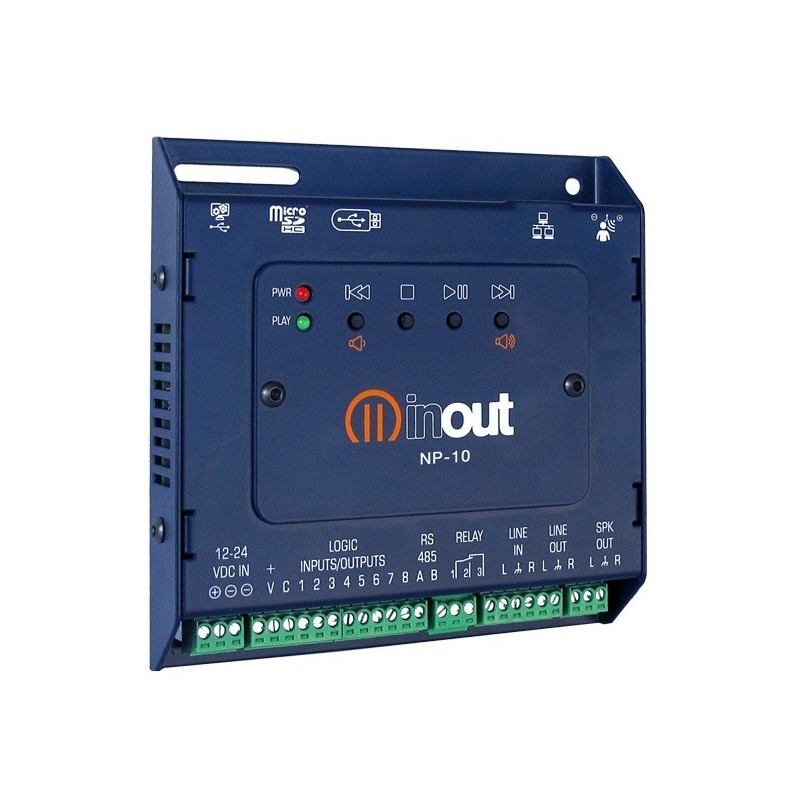 IN OUT NP-10 - Odtwarzacz audio z wzmacniaczem