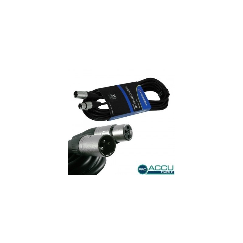 Accu Cable AC-PRO-XMXFsls10 XLR - Kabel XLR 10m