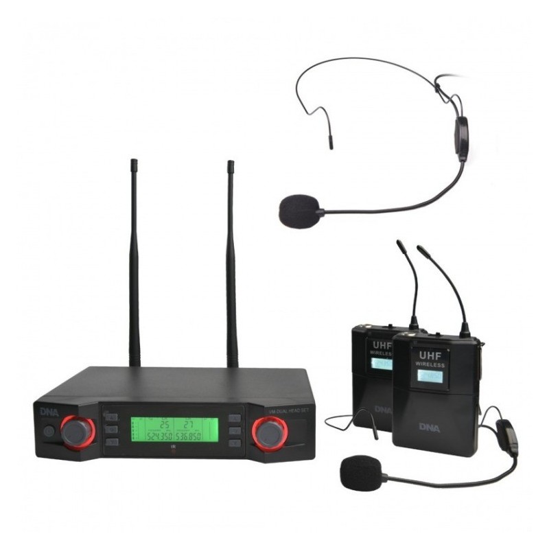DNA VM DUAL HEAD SET - zestaw bezprzewodowy nagłowny