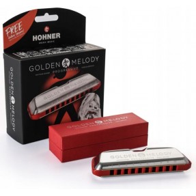 HOHNER Golden Melody Progressive D - Harmonijka Ustna - 1