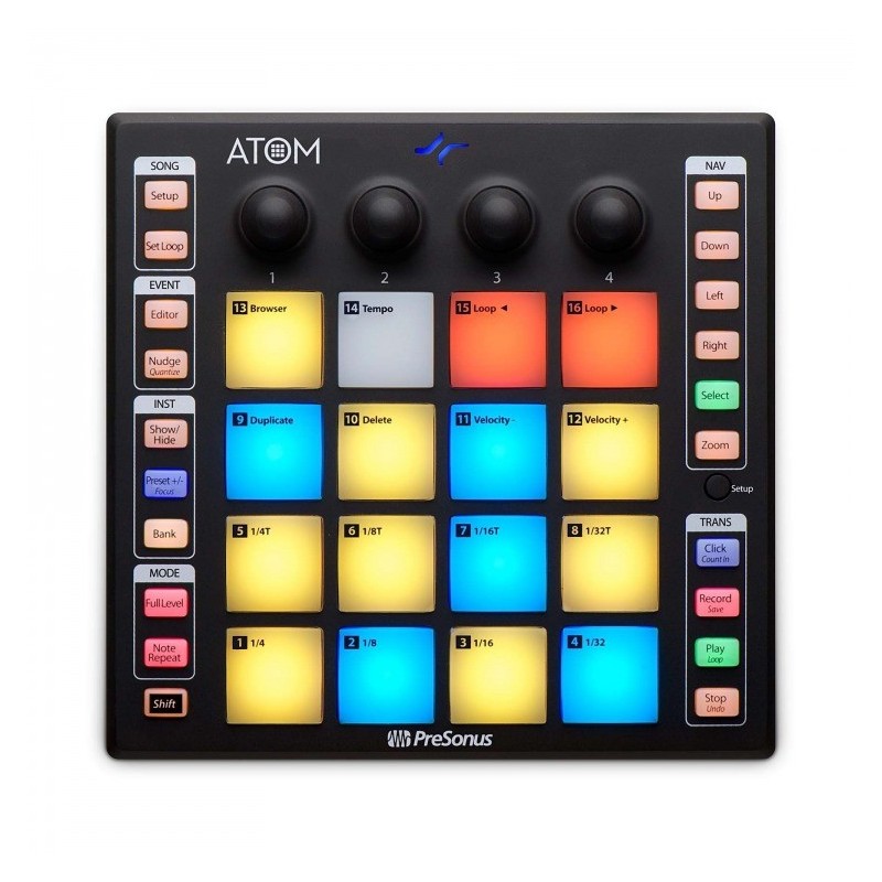 PreSonus Atom - kontroler studyjny USB MIDI
