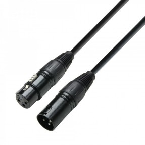 Adam Hall K3DMF1500 - Kabel DMX XLR M – XLR F, 15 m