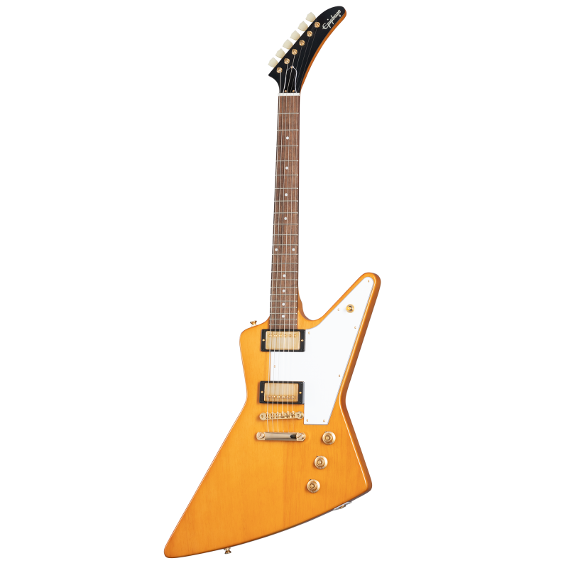 Epiphone Korina Explorer Aged Natural - Gitara elektryczna - 1
