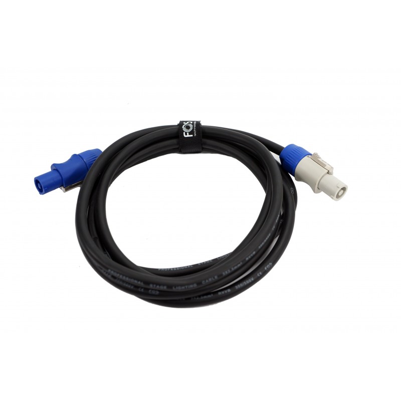 FOS FC-PC-10 - kabel Powercon 10m męski/żeński 3x2.5mm - 1