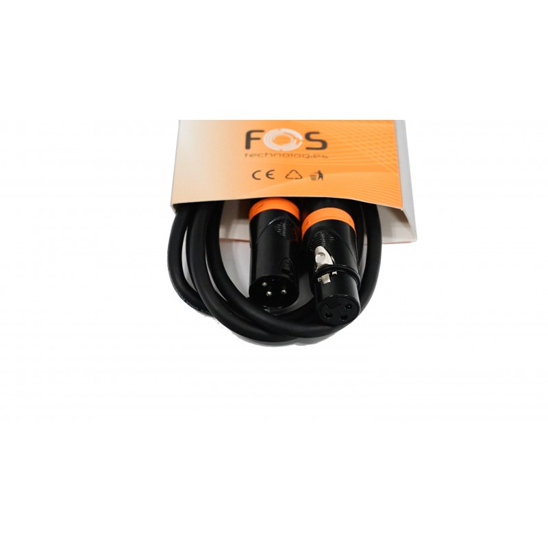 FOS FC-XLR3-1.5 - kabel DMX 1.5m - 2