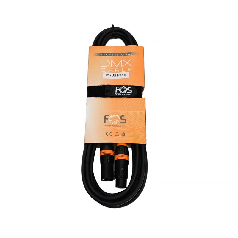 FOS FC-XLR3-5 - kabel DMX 5m - 1