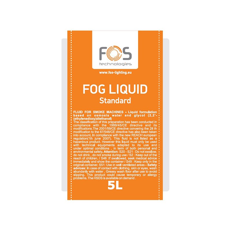 FOS Fog Liquid Standard - płyn do mgły 5L - 2