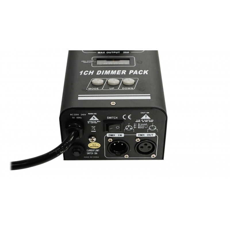 FOS 1ch Dimmer DMX - sterownik DMX - 2