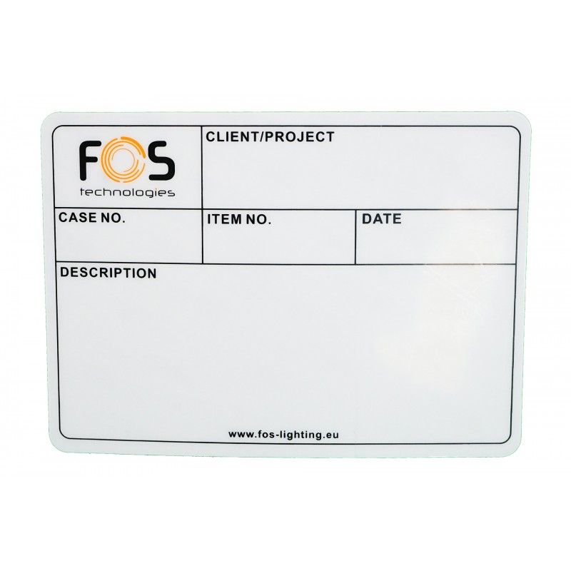 FOS Road Label - etykieta z naklejką - 1