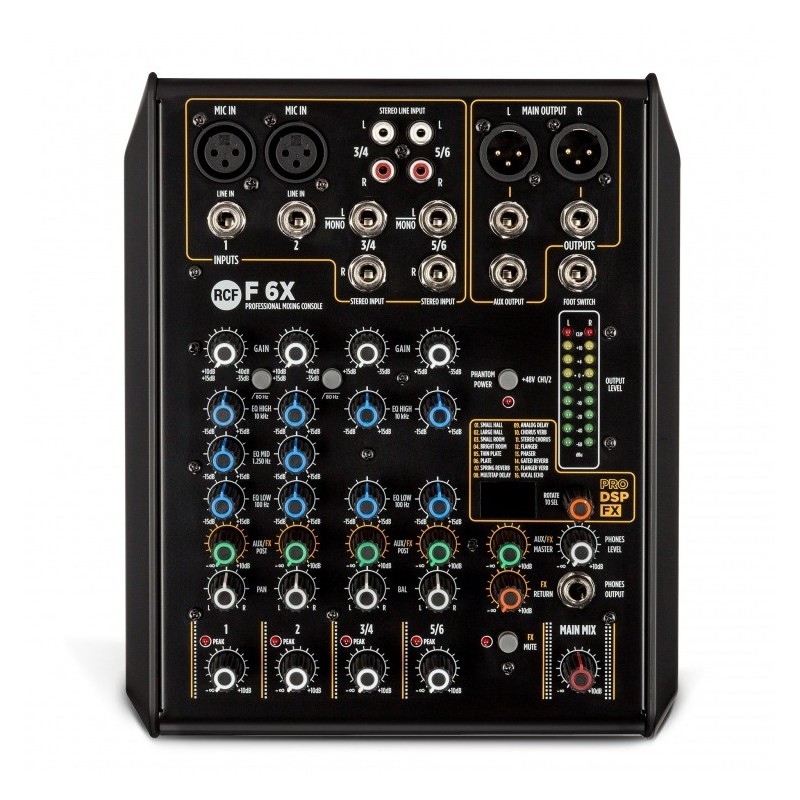 RCF F6X - mikser analogowy