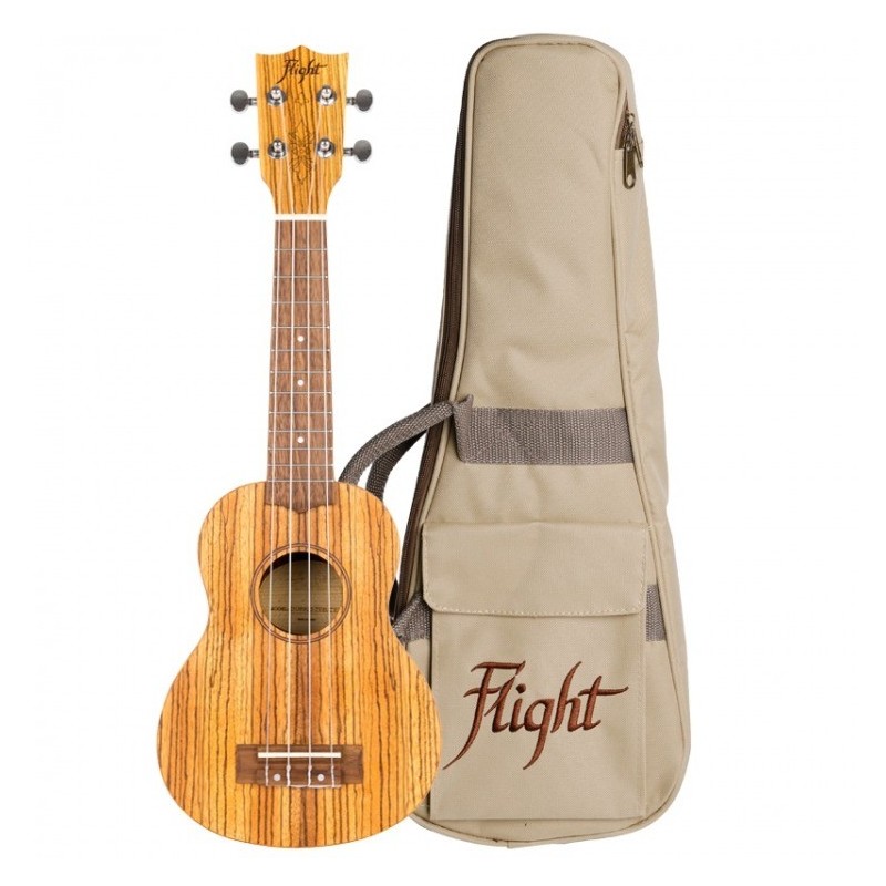 FLIGHT DUS322 ZEBslsZEB - ukulele sopranowe z pokrowcem