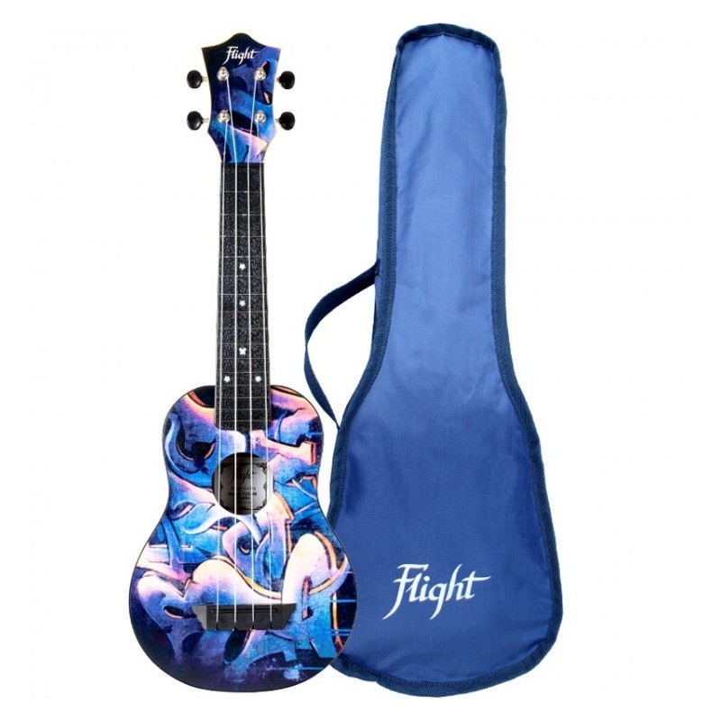 FLIGHT TUS40 GRAFFITI - ukulele sopranowe z pokrowcem