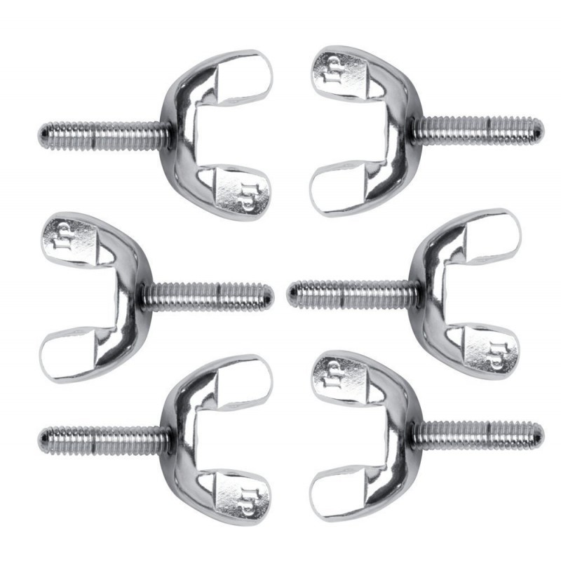 Latin Percussion LP346C - Nakrętki skrzydełkowe 1/4" x 25 mm - 1