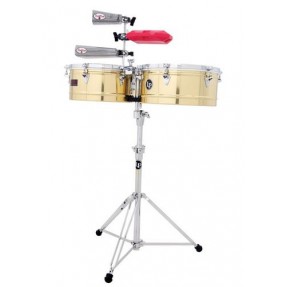Latin Percussion LP1314-B - Timbalesy Prestige Solid Brass - 1